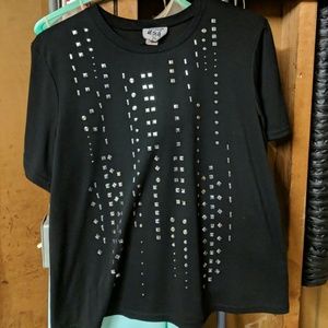 Black Spoiled Rotten Top $15 OBO size L